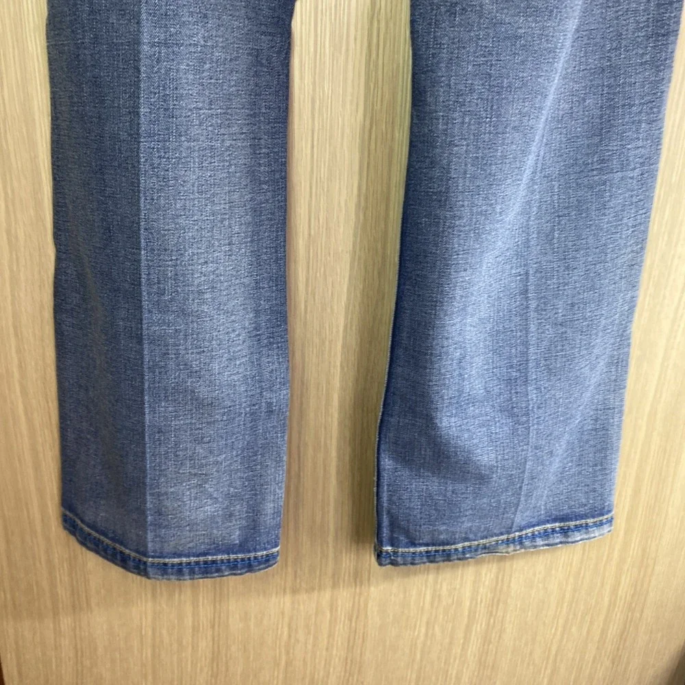 Pepe Jeans‎ Mens 36 Straight Leg Blue Paint Splatter Barbed Wire Graphic Denim